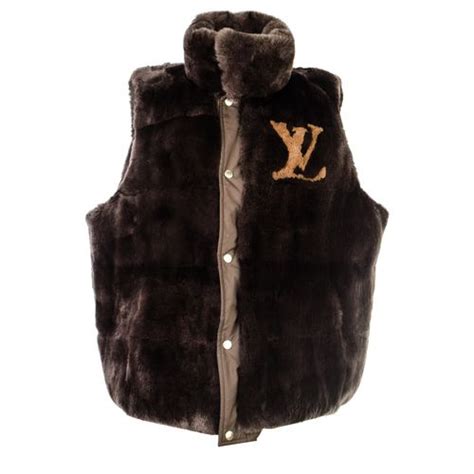 louis vuitton rabbit fur vest|Rabbit vest Louis Vuitton Brown size L International in Rabbit.